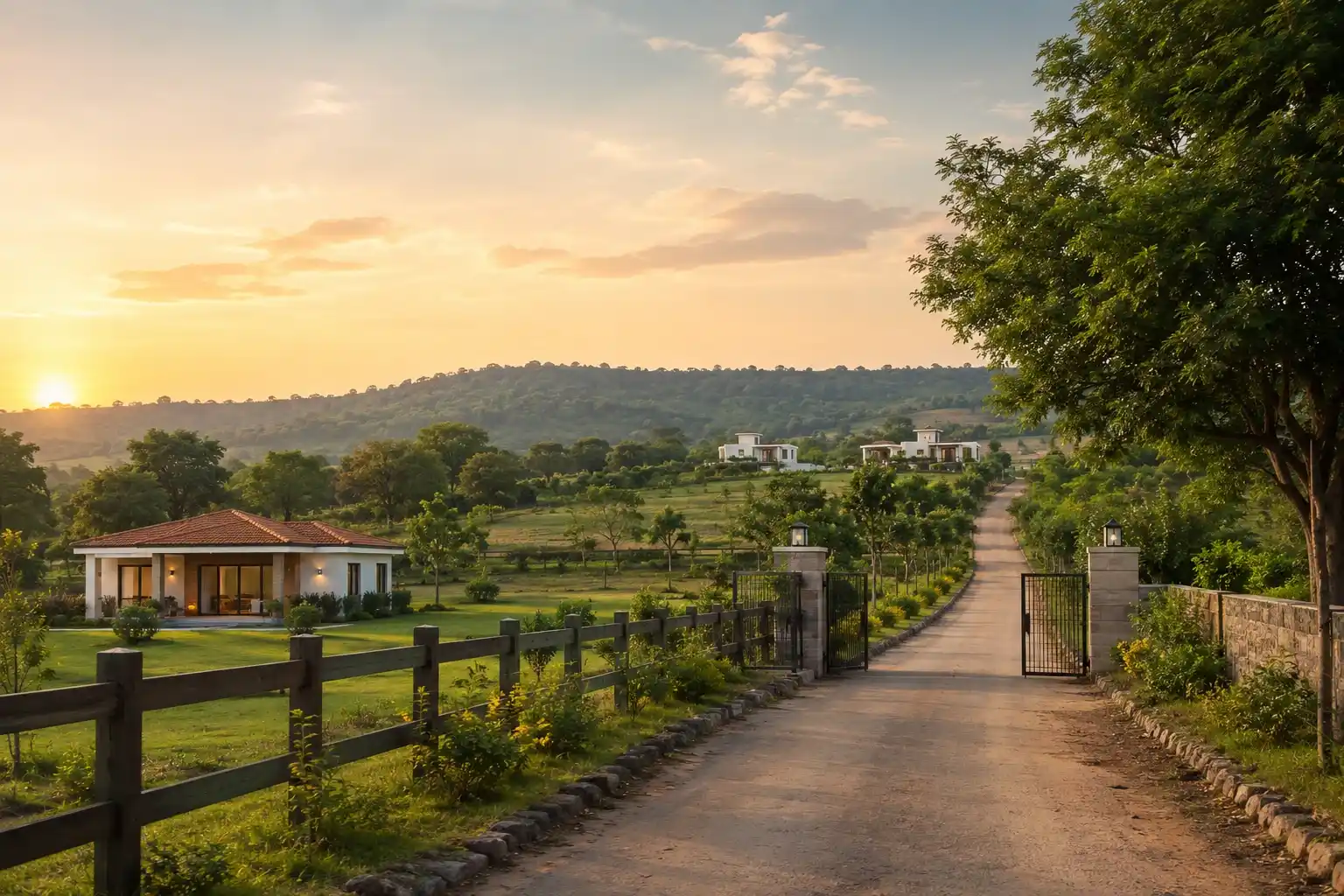 Nedunur Real Estate: Farm Plots, Weekend Villas and Gated Communities