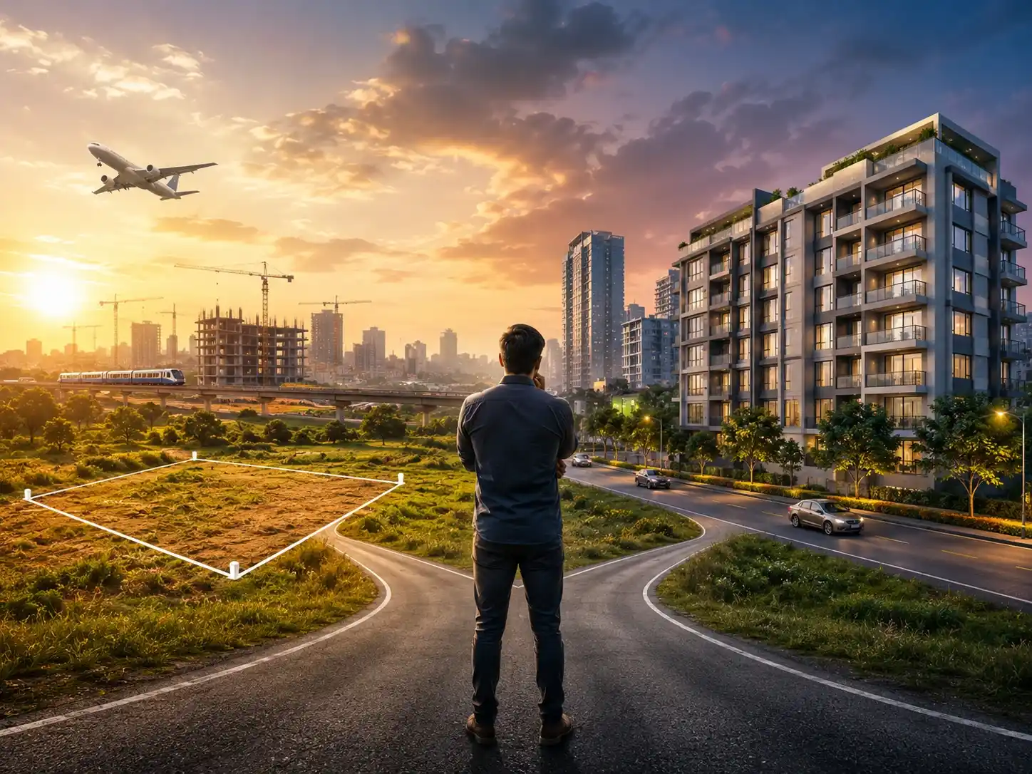 Plot vs Flat in Hyderabad: Which Gives Better Returns After 10 Years?